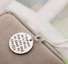 Charm Couples Pendant Necklace Quote