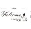 Vinyl Decal Wall Sticker Welcome To Our Home