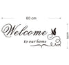 Vinyl Decal Wall Sticker Welcome To Our Home