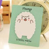 1 Pics Cute Animal Sheep Mini Stickers Korean Stationery Sticky Notes Post It Note Kawaii For Diary Things Memo Pad