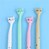 4 Pcs / Pack 0.5mm Cute Candy Color Bow Cat Gel Ink Pen Maker Pen School Office Supply Escolar Papelaria