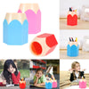 1 Pieces Popular Creative Pen Vase Pencil Pot Makeup Brush Holder Stationery Container Desk Tidy multifunction pen Holders