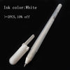 0.8MM White Ink Color Photo Album Gel Pen Stationery Office Learning Cute Pen Unisex Pen Wedding Pen Gift for Kids