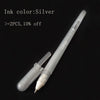 0.8MM White Ink Color Photo Album Gel Pen Stationery Office Learning Cute Pen Unisex Pen Wedding Pen Gift for Kids