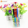 6 Pcs / set Color Gel Pen Starry Pattern Cute Kitty Hero Roller Ball Pens Stationery Office School Supplies