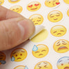 1Sheet 48 Emoji Smile face Diary Stickers Post it Kawaii Planner Memo Scrapbooking Sticker Stationery 2016 New School Supplies