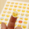 1Sheet 48 Emoji Smile face Diary Stickers Post it Kawaii Planner Memo Scrapbooking Sticker Stationery 2016 New School Supplies