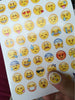 1Sheet 48 Emoji Smile face Diary Stickers Post it Kawaii Planner Memo Scrapbooking Sticker Stationery 2016 New School Supplies