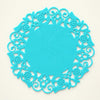 6 Pieces 2016 New Hot Beautiful Silicone Coasters Random 6 Pack Color Round Drink Coasters Lace Stain Resistant Placemat