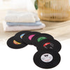 6pcs/lot Home Table Cup Mat Useful Food Grade Plastic Vinyl Coaster Cup Drinks Holder Mat Tableware Placemat