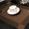 4 Pcs/lot Placemat fashion pvc dining table mat disc pads bowl pad coasters waterproof table cloth pad slip-resistant pad