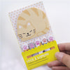 Animal Cat Panda Cute Kawaii Sticky Notes Post It Memo Pad School Supplies Planner Stickers Paper Bookmarks Korean Stationery