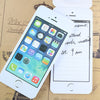 White Fashion Sticky Post It Note Paper Cell Phone Shaped Memo Pad Memo Pads Paper Note Pad Diy For Iphone 5