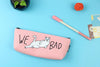 (1Pc/Sell) Kawaii Pencil Case Canvas School Supplies Bts Stationery Gift Estuches School Cute Pencil Box Pencilcase Pencil Bag