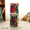 National Canvas School Pencil Case 36/48/72 Holes Roll Up Pencil Bag Portable Pencil Box  School Supplies material escolar
