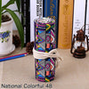 National Canvas School Pencil Case 36/48/72 Holes Roll Up Pencil Bag Portable Pencil Box  School Supplies material escolar