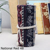 National Canvas School Pencil Case 36/48/72 Holes Roll Up Pencil Bag Portable Pencil Box  School Supplies material escolar