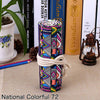 National Canvas School Pencil Case 36/48/72 Holes Roll Up Pencil Bag Portable Pencil Box  School Supplies material escolar