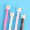 4 Pcs / Pack Cute Cat Gel Pen Kawaii Stationery Kawaii Pen Caneta Novelty Favor Gift Zakka Office Supplies Material School