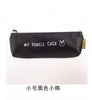 2016 New Triangle My Pencil Case Classical Black And White Color Waterproof PU Leather Storage Cosmetic Bag H0009