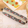 Fresh Style Lace Fringe Little Flowers Multi-function Zipper Pencil Bag Storage Bag Gift Stationery