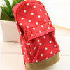 Cute Korea stationery big capacity pencil case Dot pattern wallet school supplies bag for kids child Free shipping 685