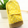 Cute Korea stationery big capacity pencil case Dot pattern wallet school supplies bag for kids child Free shipping 685