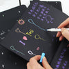 1 Notebook Diary Black Paper Notepad 16K 32K 56K Sketch Graffiti Notebook for Drawing Painting Office School Stationery Gifts