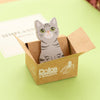 3D Cartoon Kawaii Scrapbooking Cat Dog Box Stickers Cute Korean Stationery Sticky Notes Office School Supplies Post It Memo Pad