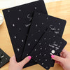 1 Notebook Diary Black Paper Notepad 16K 32K 56K Sketch Graffiti Notebook for Drawing Painting Office School Stationery Gifts