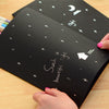 1 Notebook Diary Black Paper Notepad 16K 32K 56K Sketch Graffiti Notebook for Drawing Painting Office School Stationery Gifts