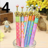 Cute Cartoon Metal Crown Gel Pen Kawaii Lovely Korean Stationery for kids School supplies Gift Free shipping 218