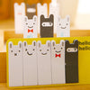 1PCS Cute Rabbit Stationery Sticker Bookmarker Memo Pad Flags Sticky Notes Random Color