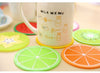 1 pcs silicone dining table placemats coaster kitchen accessories mat cup bar mug fruit colorful placemats coaster mats & pads