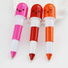 6PCS Cute Smiling Face Pill Ball Point Pen Pencils Telescopic Vitamin Capsule Ballpen for School Office Supplies