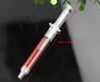 Novelty Needle Tube Writing Ball Point Syringe Flowing Liquid Black Ink Ballpoint Pen Cute Stationery Office Supplies 4pcs