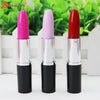 4pcs 0.5mm Cute Kawaii Simulation Modeling Lipstick Ballpoint Pen Ball Point Pens for Writing Stationery School Office Supplies