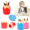 1 Pieces Popular Creative Pen Vase Pencil Pot Makeup Brush Holder Stationery Container Desk Tidy multifunction pen Holders