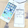 White Fashion Sticky Post It Note Paper Cell Phone Shaped Memo Pad Memo Pads Paper Note Pad Diy For Iphone 5