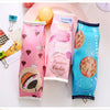 Kawaii Pencil Bag Creative Macaron Nut Biscuit Style Pencil Cases Stationery Escolar Office Supplies For Students Kids Gifts