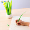 5 Pcs / Pack Tiny Green Grass Gel Pen Blade Grass Potting Decoration Zakka Stationery Caneta Office Supplies Material School