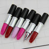 4pcs 0.5mm Cute Kawaii Simulation Modeling Lipstick Ballpoint Pen Ball Point Pens for Writing Stationery School Office Supplies