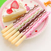 1 Pcs 0.5mm Korean Cute Kawaii Chocolate Cake Gel Pen Set For Writing Office School Supplies Stationery For Kids Student Gift