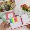 Korean Creative Tower Hardcover Combine Memopad Notepad Stationery Diary Notebook Office School Supplies With Pen 1pcs