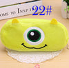 1 PCS Cute Cartoon Plush Pencil Case Kawaii Large Size School Kids Pencil Box Animals Stationery Fashion Makeup Bag for Women