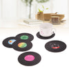 6pcs/lot Home Table Cup Mat Useful Food Grade Plastic Vinyl Coaster Cup Drinks Holder Mat Tableware Placemat