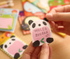 8 pcs Creative Stationery Forest Animal Series Cute Paper Memo Pad / Sticker Post Sticky Notes Notepad School Office Supplies